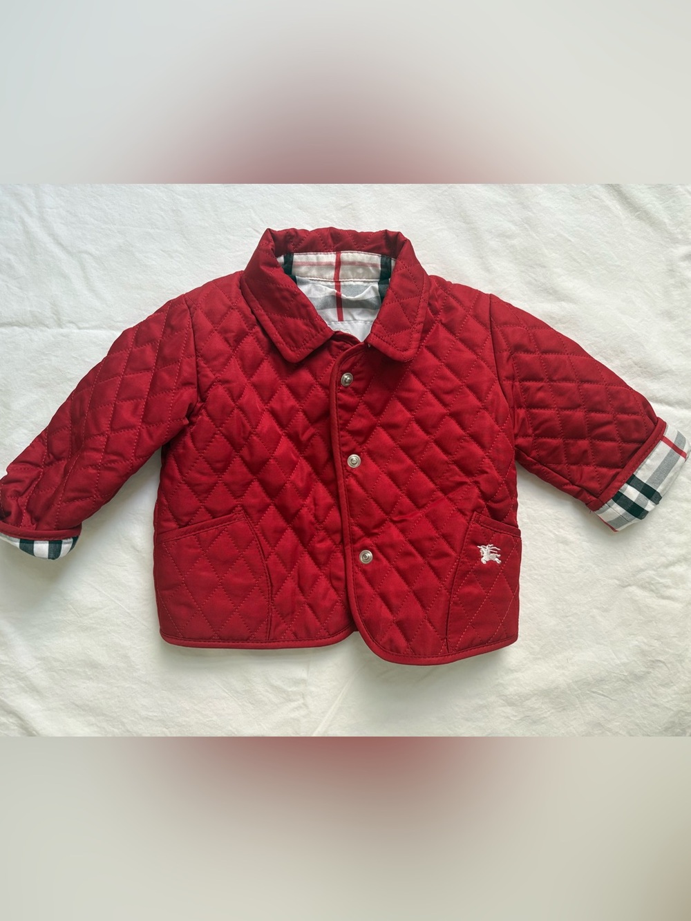 Burberry Quilted Newborn Jacket